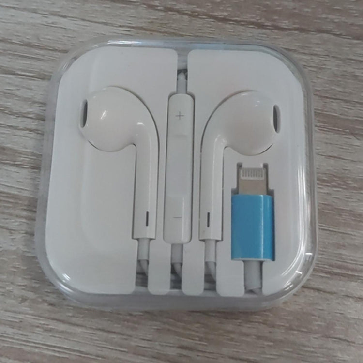 8 Pin 插頭有線耳機，支援通話及音樂，線長：1.2m，支援音樂與通話