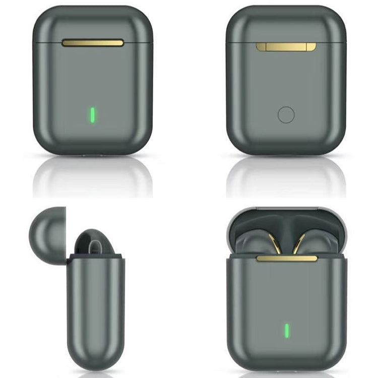 J18 藍牙5.0 TWS無線雙耳藍牙耳機，附充電盒，J18（綠色）、J18（玫瑰金）、J18（白色）、J18（黑色）