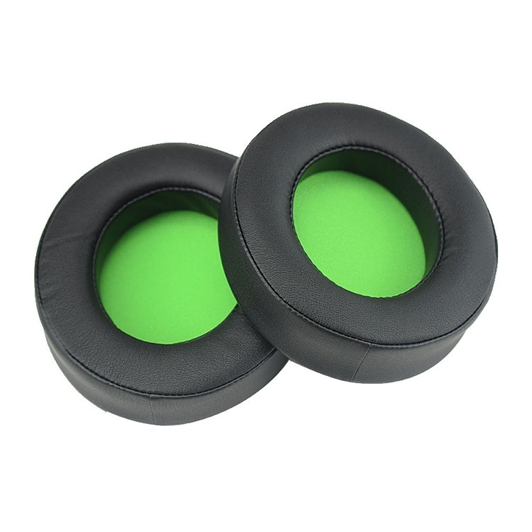 2個裝 適用於Razer Kraken 7.1 V2 Pro耳機的海綿綠網耳罩替換套，適用Razer Kraken 7.1 V2 Pro（綠網款）