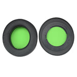 2個裝 適用於Razer Kraken 7.1 V2 Pro耳機的海綿綠網耳罩替換套，適用Razer Kraken 7.1 V2 Pro（綠網款）