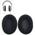 2 件組 Kingston KHX-HSCP / HyperX Cloud II 耳機墊法蘭絨黑網海綿套替換耳罩，適用 Kingston KHX-HSCP HyperX Cloud II（法蘭絨黑）