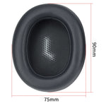 適用於 JBL Everest Elite 750NC 耳機 仿皮革 + 泡棉柔軟耳機保護套耳罩，一對，適用 Everest Elite 750NC 青銅色，適用 Everest Elite 750NC 藍色
