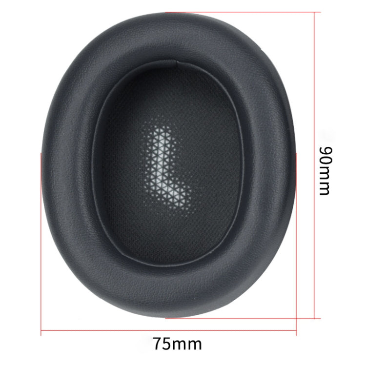 適用於 JBL Everest Elite 750NC 耳機 仿皮革 + 泡棉柔軟耳機保護套耳罩，一對，適用 Everest Elite 750NC 青銅色，適用 Everest Elite 750NC 藍色