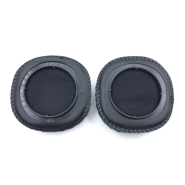 1 對仿皮革 + 記憶泡棉柔軟耳機套，適用於 Marshall MID ANC，帶橡膠板扣