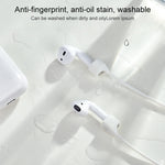 無線藍牙耳機防丟繩磁性矽膠掛繩，適用於 Apple AirPods 1 / 2，適用於 AirPods 1 / 2