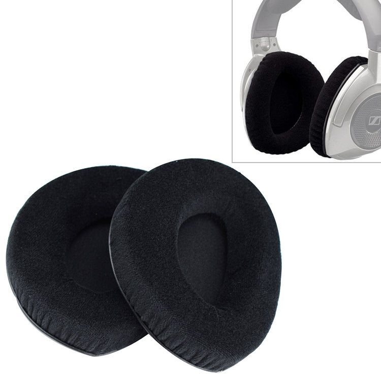 2 件裝 Sennheiser RS160 / 170 / HDR170 / 180 / 160 法蘭絨耳機墊套替換耳罩無扣，法蘭絨材質