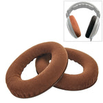 2 件裝 Sennheiser HD515 / HD555 / HD595 / HD598 / HD558 / PC360 法蘭絨耳機墊套替換耳罩含音調棉，黑色天鵝絨、棕色天鵝絨