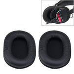 2個海綿耳機保護套，適用於Sony MDR-7506 / MDR-V6 / MDR-CD900ST，黑色皺紋