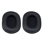 2個海綿耳機保護套，適用於Sony MDR-7506 / MDR-V6 / MDR-CD900ST，黑色皺紋