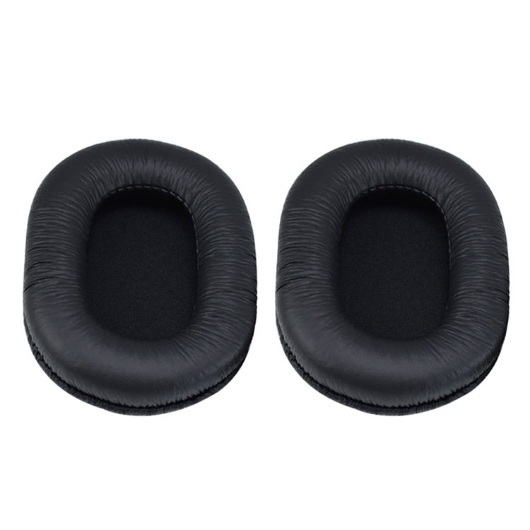 2個海綿耳機保護套，適用於Sony MDR-7506 / MDR-V6 / MDR-CD900ST，黑色皺紋