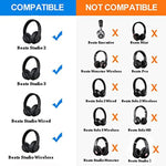 1對柔軟海綿耳罩耳機套，適用Beats Studio 2.0