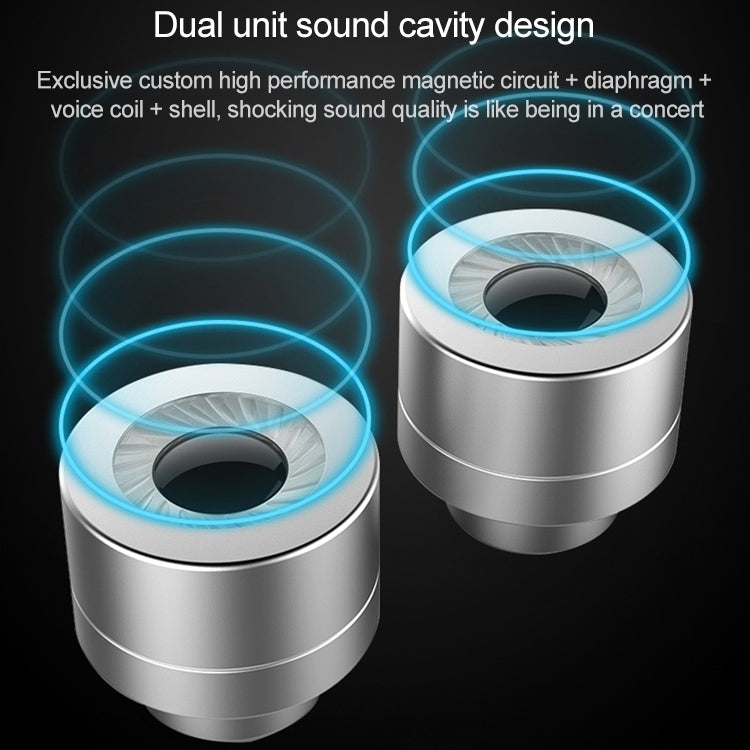 D12 1.2m 有線入耳 3.5mm 介面立體聲線控 HIFI 耳機 雙動圈跑步遊戲音樂耳機附包裝，D12 附包裝（黑色），D12 附包裝（白色）