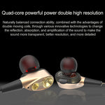 D12 1.2m 有線入耳 3.5mm 介面立體聲線控 HIFI 耳機 雙動圈跑步遊戲音樂耳機附包裝，D12 附包裝（黑色），D12 附包裝（白色）