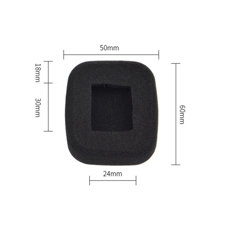 2 件裝適用於 Shinco S01 耳機保護套方形海綿套耳罩
