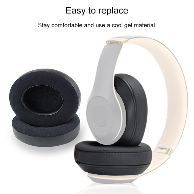 2 件裝適用於 Beats Studio 2.0 / 3.0 耳機保護套冰凝膠耳罩（灰白色）、黑色、鈦色