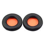 2 件裝適用於 Steelseries Siberia V2 / V1 冰霜藍橘網版耳機保護套耳罩，灰色法蘭絨版，黑色法蘭絨版，橘色網版，灰色蛋白皮，黑色蛋白皮