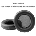 2 PCS For ATH WS550 Imitation Leather + Sponge Headphone Protective Cover Earmuffs, Black, White