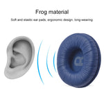 2 件裝適用於 JBL Tune 600BTNC / T500BT / T450BT 耳機墊套耳罩替換耳墊帶網眼，青蛙藍，青蛙白，青蛙黑，青蛙粉
