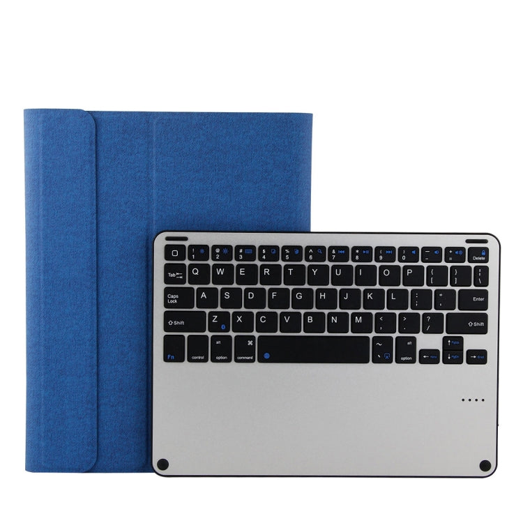 3018 可拆式藍牙 3.0 鋁合金鍵盤 + 仿布紋理皮革平板保護套，適用於 iPad Air / Air 2 / iPad Pro 9.7 吋，附睡眠 / 防潑水功能，3018