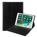 FT-1030 藍牙 3.0 ABS 拉絲紋鍵盤 + 皮革紋理平板保護套，適用於 iPad Air / Air 2 / iPad Pro 9.7 吋，具三段角度調整 / 磁吸 / 睡眠功能，FT-1030D