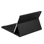 FT-1030 藍牙 3.0 ABS 拉絲紋鍵盤 + 皮革紋理平板保護套，適用於 iPad Air / Air 2 / iPad Pro 9.7 吋，具三段角度調整 / 磁吸 / 睡眠功能，FT-1030D