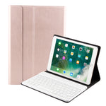 FT-1030 藍牙 3.0 ABS 拉絲紋鍵盤 + 皮革紋理平板保護套，適用於 iPad Air / Air 2 / iPad Pro 9.7 吋，具三段角度調整 / 磁吸 / 睡眠功能，FT-1030D