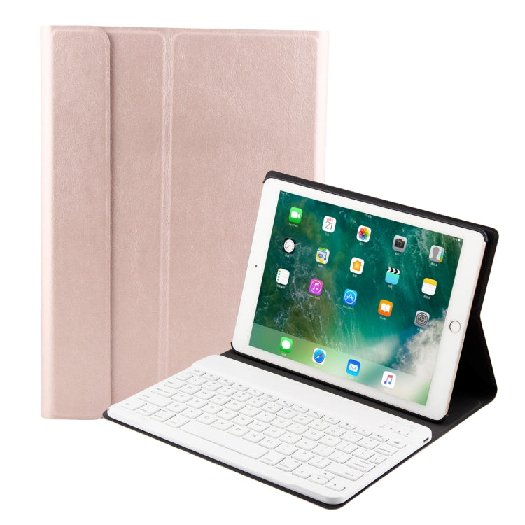 FT-1030 藍牙 3.0 ABS 拉絲紋鍵盤 + 皮革紋理平板保護套，適用於 iPad Air / Air 2 / iPad Pro 9.7 吋，具三段角度調整 / 磁吸 / 睡眠功能，FT-1030D