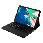 IP011 可拆卸藍牙 3.0 ABS 鍵盤 + 荔枝紋皮革平板保護套，適用 iPad Pro 11 吋（2018），附睡眠功能，IP011