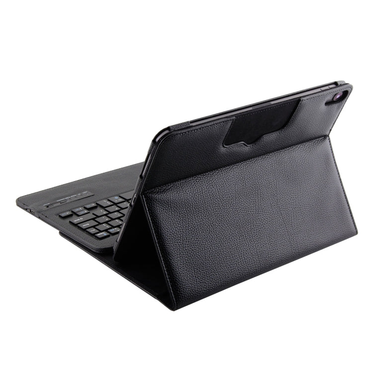 IP011 可拆卸藍牙 3.0 ABS 鍵盤 + 荔枝紋皮革平板保護套，適用 iPad Pro 11 吋（2018），附睡眠功能，IP011