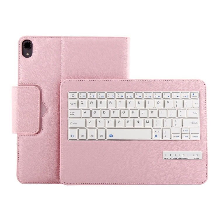 IP011 可拆卸藍牙 3.0 ABS 鍵盤 + 荔枝紋皮革平板保護套，適用 iPad Pro 11 吋（2018），附睡眠功能，IP011