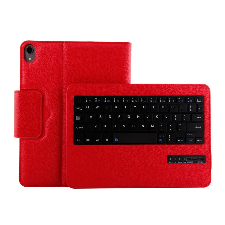 IP011 可拆卸藍牙 3.0 ABS 鍵盤 + 荔枝紋皮革平板保護套，適用 iPad Pro 11 吋（2018），附睡眠功能，IP011