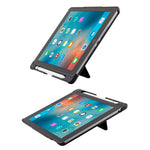T-201 可拆式藍牙 3.0 超薄鍵盤 + 羊皮紋理皮革平板保護套，適用於 iPad Air / Air 2 / iPad Pro 9.7 吋，支援多角度調整，T-201