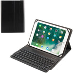 TY-1031 通用藍牙 3.0 ABS 拉絲紋鍵盤 + 皮革平板保護套，適用於 9-10.5 吋 iOS、Windows、Android 平板電腦，TY-1031