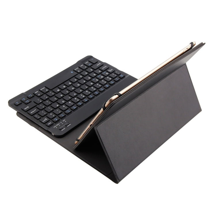 TY-1031 通用藍牙 3.0 ABS 拉絲紋鍵盤 + 皮革平板保護套，適用於 9-10.5 吋 iOS、Windows、Android 平板電腦，TY-1031