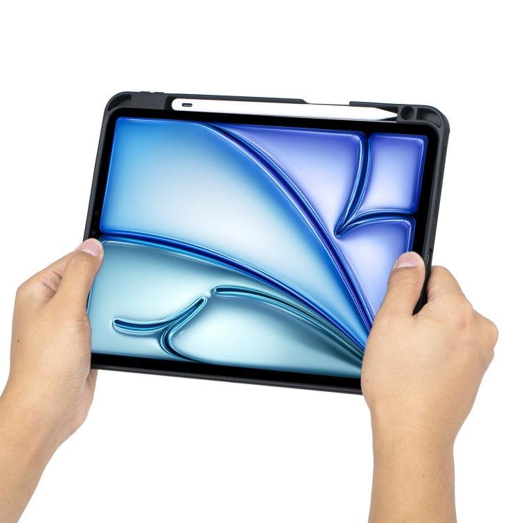 T11B-AS 可拆卸旋轉背光觸控藍牙鍵盤保護套，適用於 iPad Air 11 2024 / Air 5 / Air 4 10.9 / Pro 11 2022 2021 2020 2018，適用於 iPad Air 11 2025 / Air 11 2024 / Air 5 / Air 4 10.9 / Pro 11 2022 2021 2020 2018