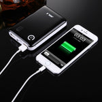 適用於iPhone、iPad、Samsung、LG、Sony Ericsson、MP4、PSP、相機，不含電池（隨機顏色發貨），適用4顆18650電池
