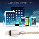 1米編織108銅芯8針轉USB數據同步充電線，適用iPhone、iPad