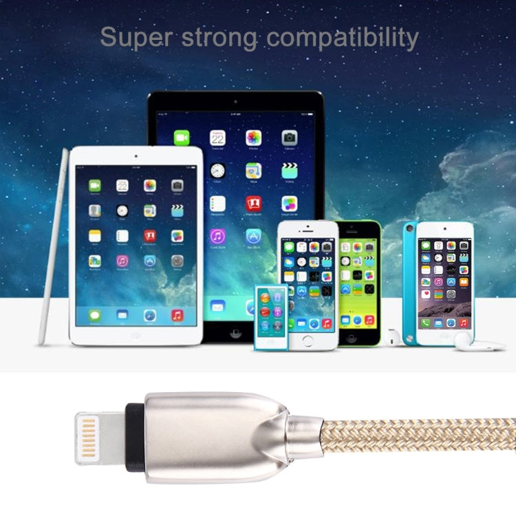 1米編織108銅芯8針轉USB數據同步充電線，適用iPhone、iPad