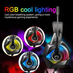 ONIKUMA K6 耳罩式重低音立體聲環繞遊戲耳機，附麥克風與 RGB 燈