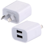 5V 2A 高相容性雙 USB 埠充電器，澳洲插頭