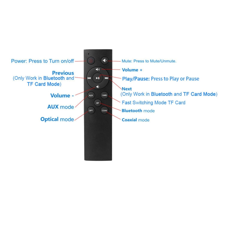 Soundbar LP-09 (CE0148) 家庭劇院藍牙無線音響條附遙控器，CE0148 黑色