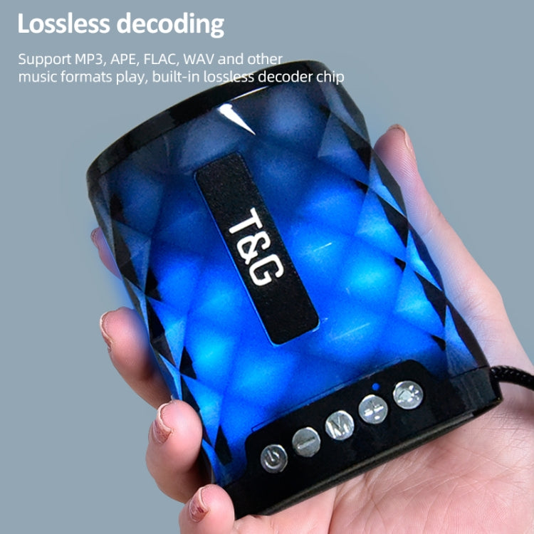 T&G TG155 藍牙4.2迷你便攜無線藍牙喇叭，附彩色燈光