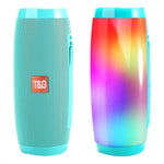 T&G TG157 藍牙4.2迷你便攜無線藍牙喇叭，附旋律彩色燈光