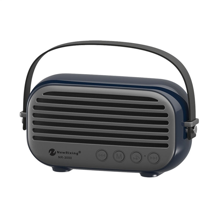 NewRixing NR-3000時尚家用藍牙音箱，帶免提通話功能，支持TF卡&USB&FM&AUX