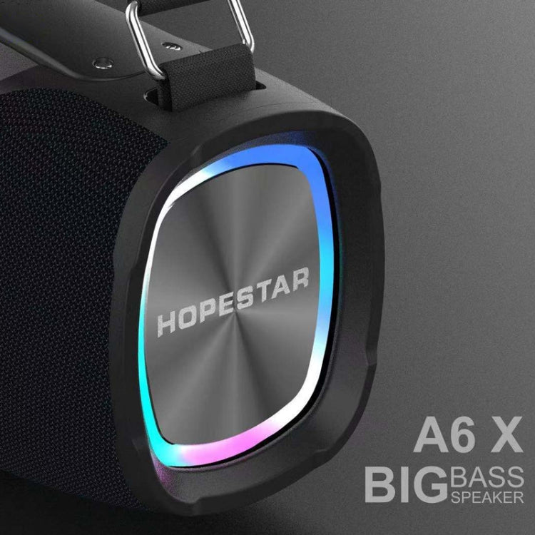HOPESTAR A6X TWS 便攜戶外藍牙喇叭，彩色音樂燈，支援行動電源、免持通話、U 盤、TF 卡及 3.5mm AUX，A6X 黑色、A6X 綠色