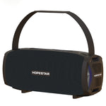 HOPESTAR H24 Pro TWS 便攜戶外防水織紋藍牙喇叭，節奏燈，支援免持通話、U 盤、TF 卡、3.5mm AUX 及 FM，H24 Pro 黑色、H24 Pro 灰色、H24 Pro 藍色、H24 Pro 紅色