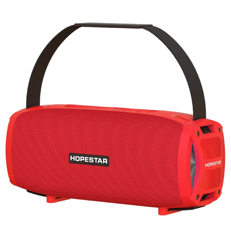 HOPESTAR H24 Pro TWS 便攜戶外防水織紋藍牙喇叭，節奏燈，支援免持通話、U 盤、TF 卡、3.5mm AUX 及 FM，H24 Pro 黑色、H24 Pro 灰色、H24 Pro 藍色、H24 Pro 紅色