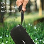 HOPESTAR H24 Pro TWS 便攜戶外防水織紋藍牙喇叭，節奏燈，支援免持通話、U 盤、TF 卡、3.5mm AUX 及 FM，H24 Pro 黑色、H24 Pro 灰色、H24 Pro 藍色、H24 Pro 紅色