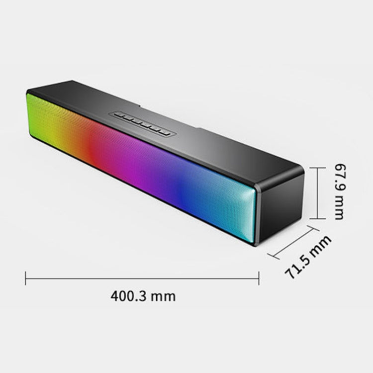 多功能 RGB 彩色燈電腦藍牙喇叭，BT-601