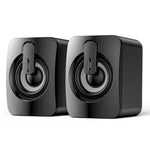 A2 USB 2.0有線控制無光手機電腦迷你桌面喇叭，無光